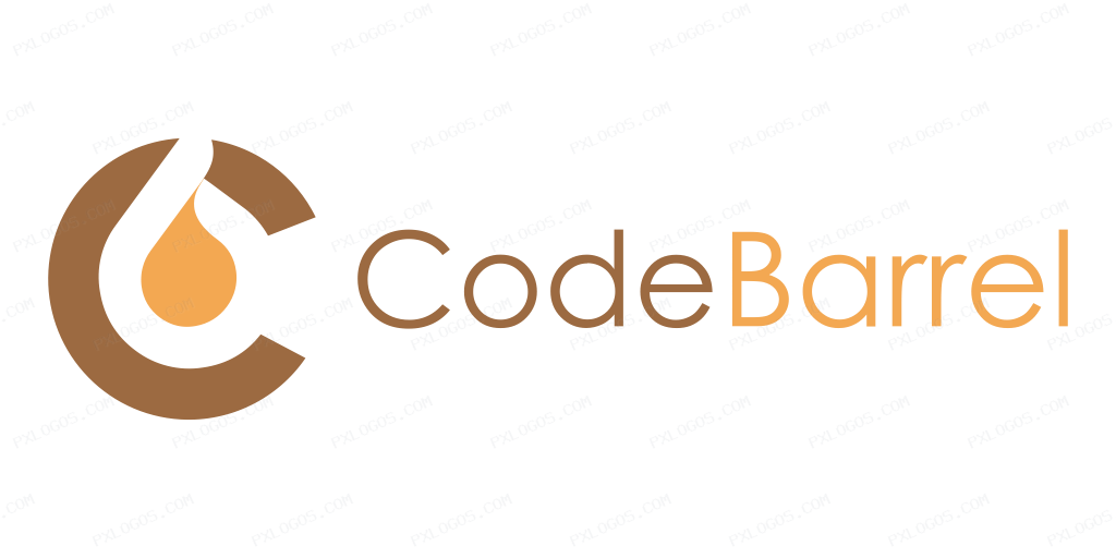 Codebarrelio Wordmark Logo PNG with transparent background