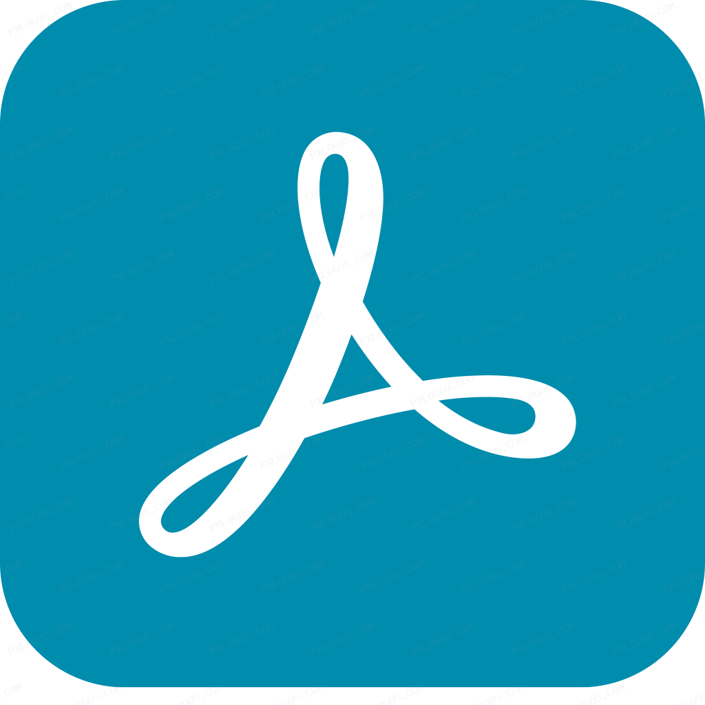 Acrobat Scan Logo PNG with transparent background
