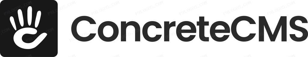 Concretecms Wordmark Logo PNG with transparent background