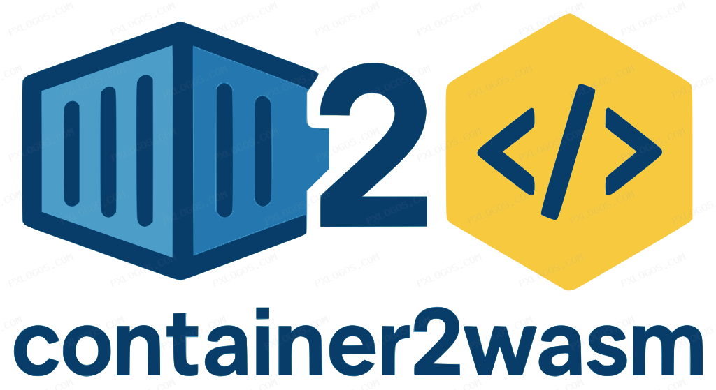 Container2wasm Logo PNG with transparent background