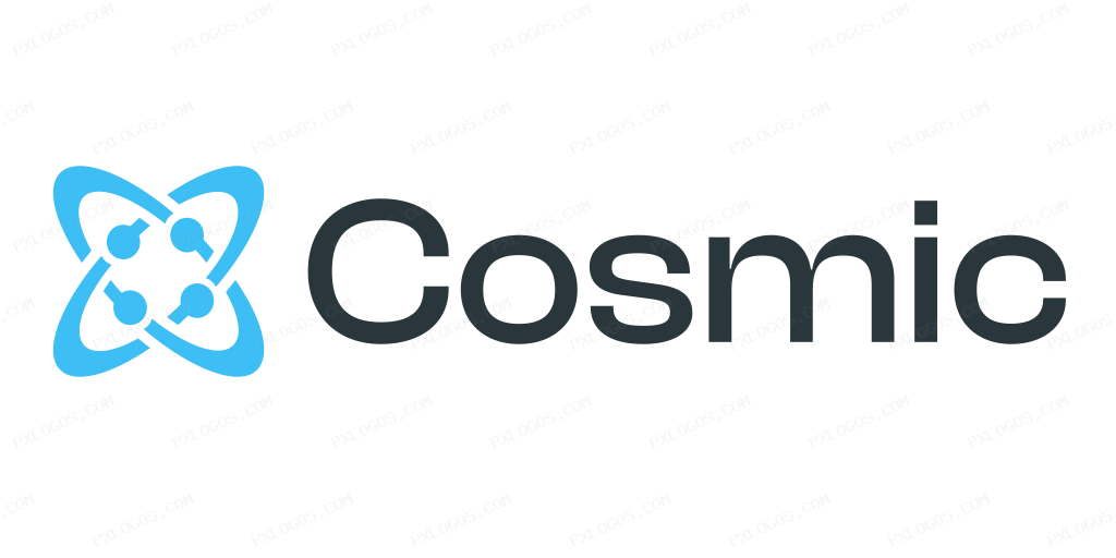 Cosmicjs Wordmark Logo PNG with transparent background