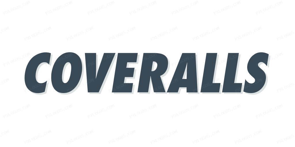 Coverallsio Wordmark Logo PNG with transparent background