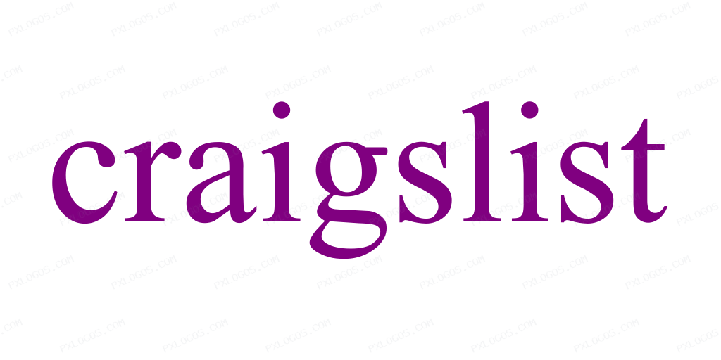 Craigslist Wordmark Logo PNG with transparent background