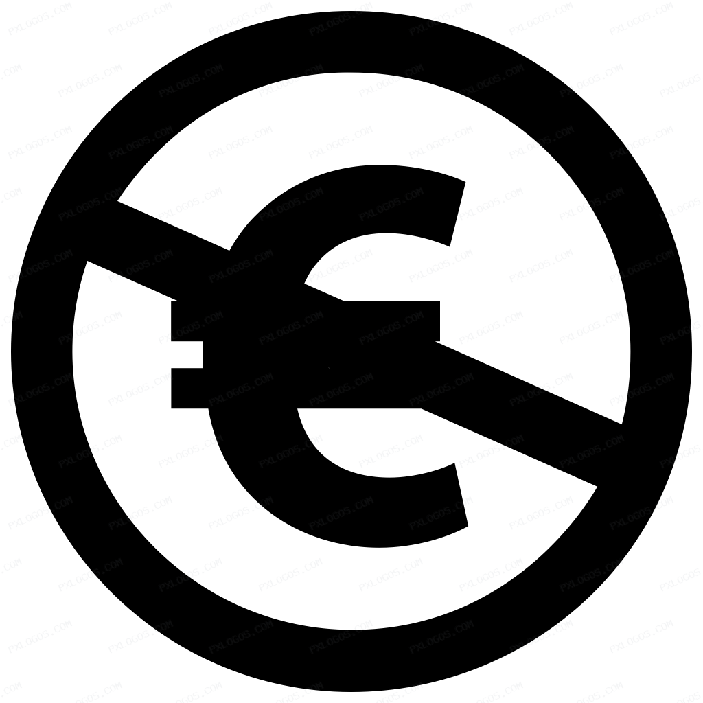 Creative Commons Nc Eu Logo PNG with transparent background