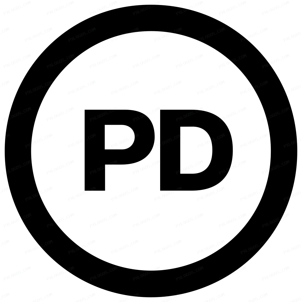 Creative Commons Pd Alt Logo PNG with transparent background