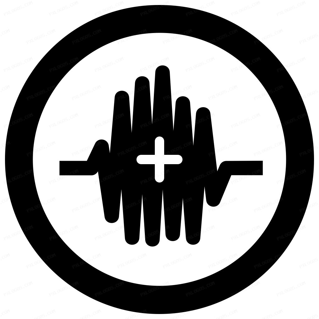 Creative Commons Sampling Plus Logo PNG with transparent background