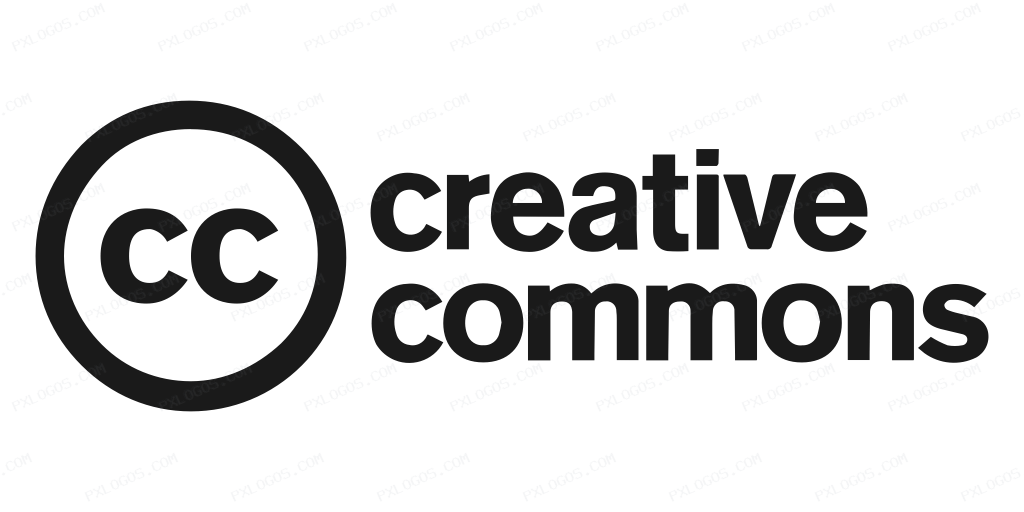 Creativecommons Wordmark Logo PNG with transparent background