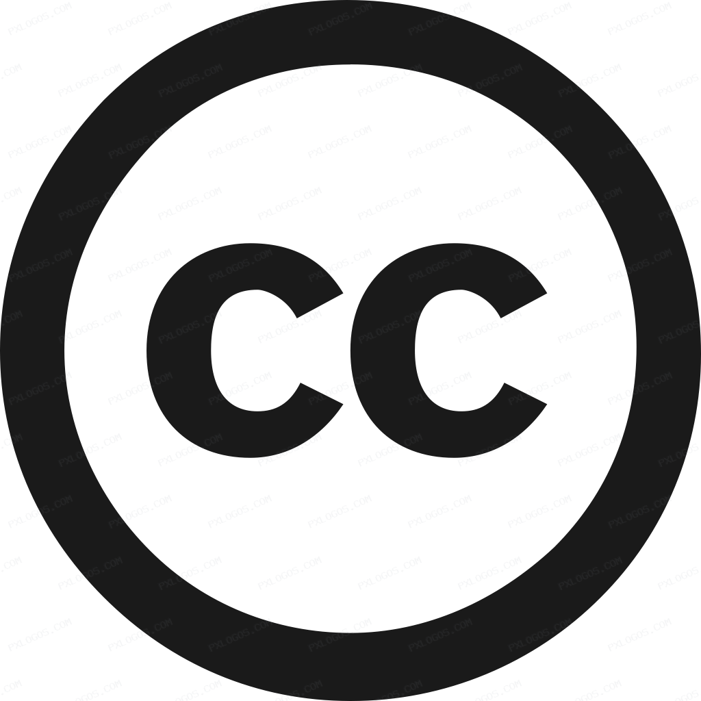 Creativecommons Logo PNG with transparent background