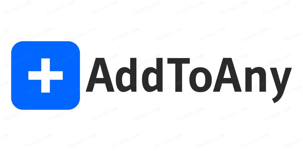 Addtoany Wordmark Logo PNG with transparent background