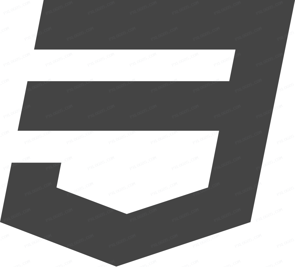 CSS 3 Official Logo PNG with transparent background