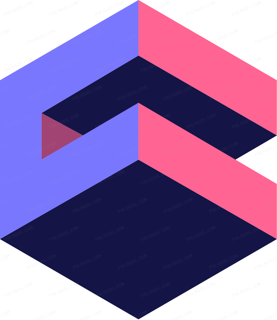 Cube Logo PNG with transparent background