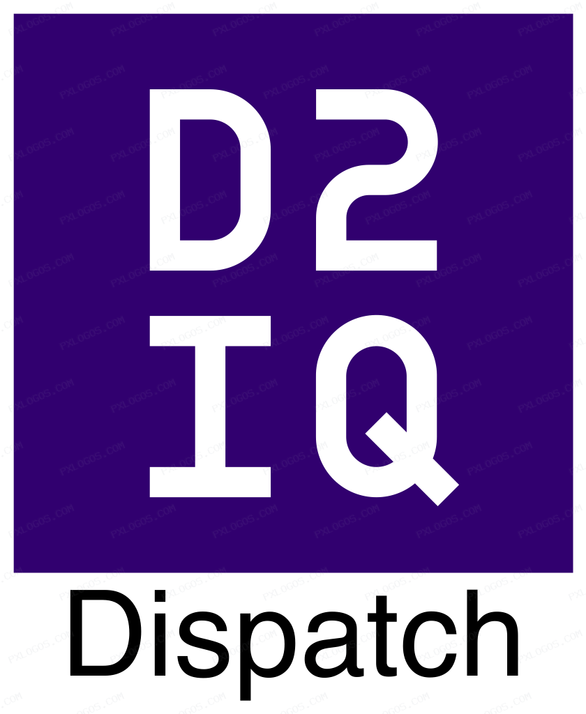 D2iq Dispatch Logo PNG with transparent background