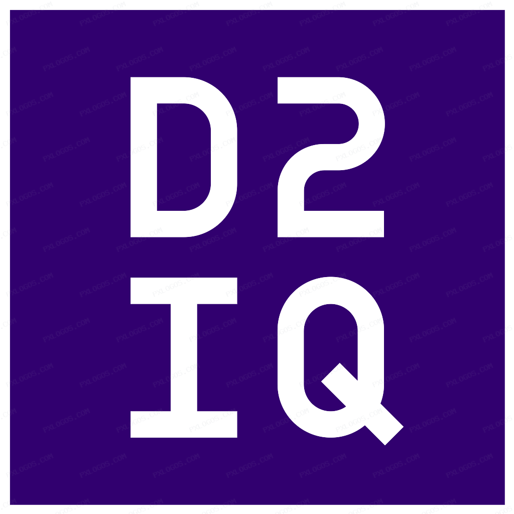 D2iq Logo PNG with transparent background