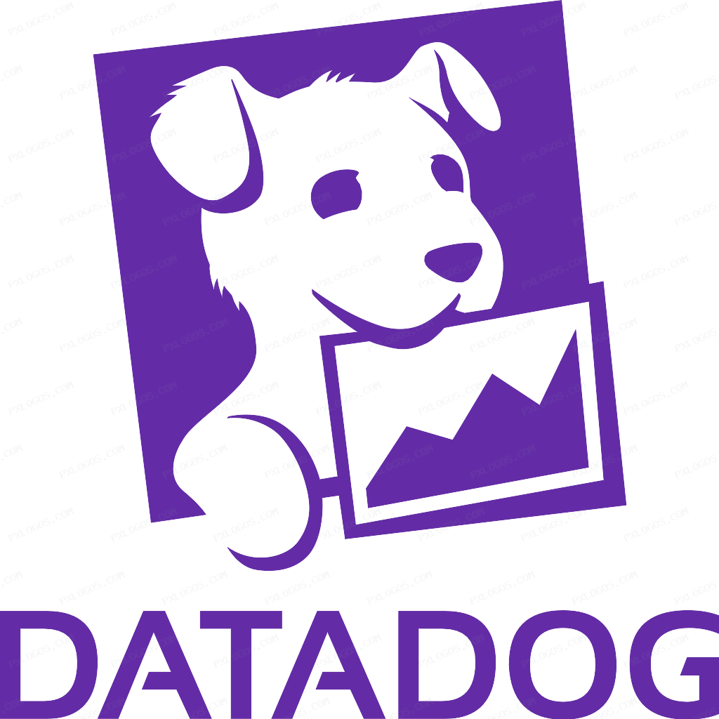Datadog Wordmark Logo PNG with transparent background