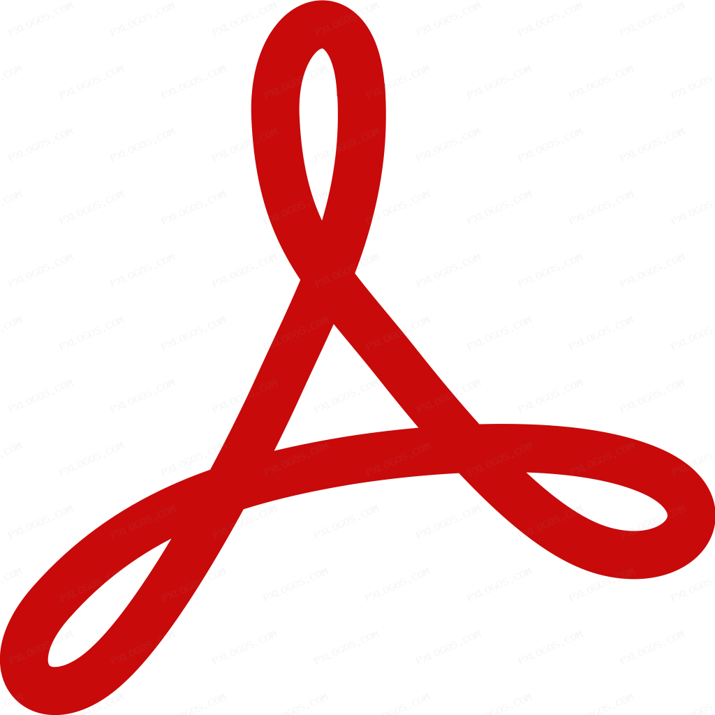 Adobe Acrobat Logo PNG with transparent background
