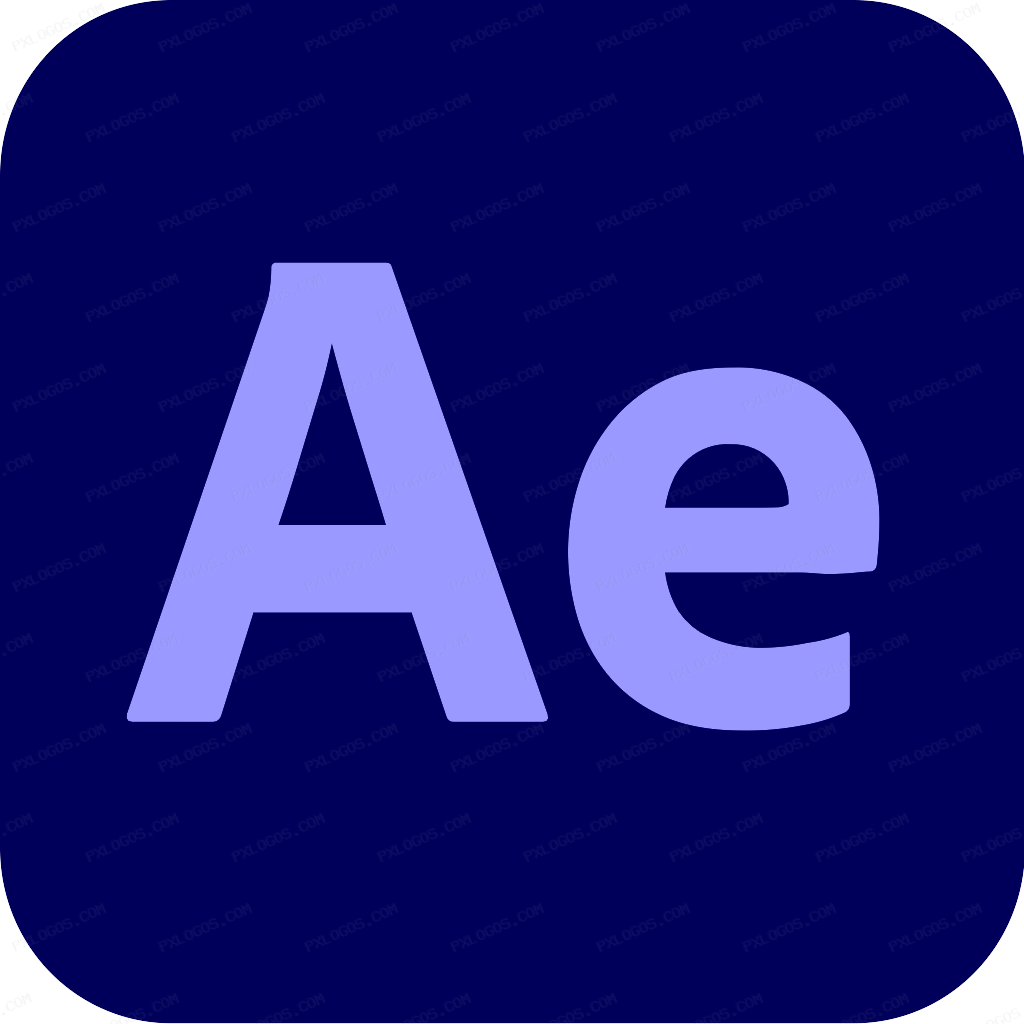 Adobe After Effects Logo PNG with transparent background