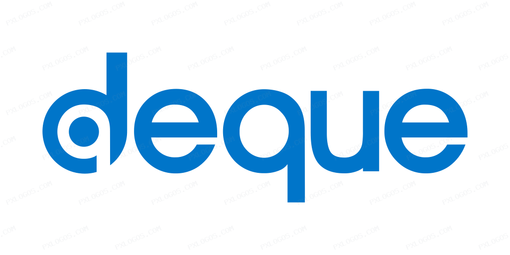 Deque Wordmark Logo PNG with transparent background