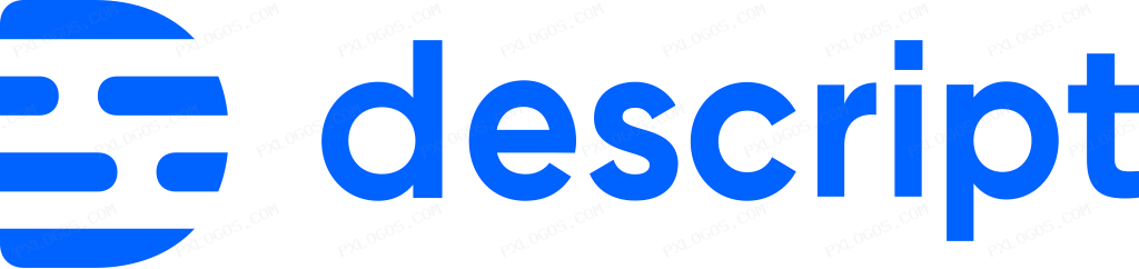 Descript Wordmark Logo PNG with transparent background