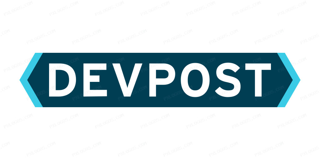 Devpost Wordmark Logo PNG with transparent background