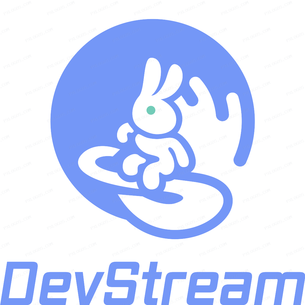 Devstream Logo PNG with transparent background