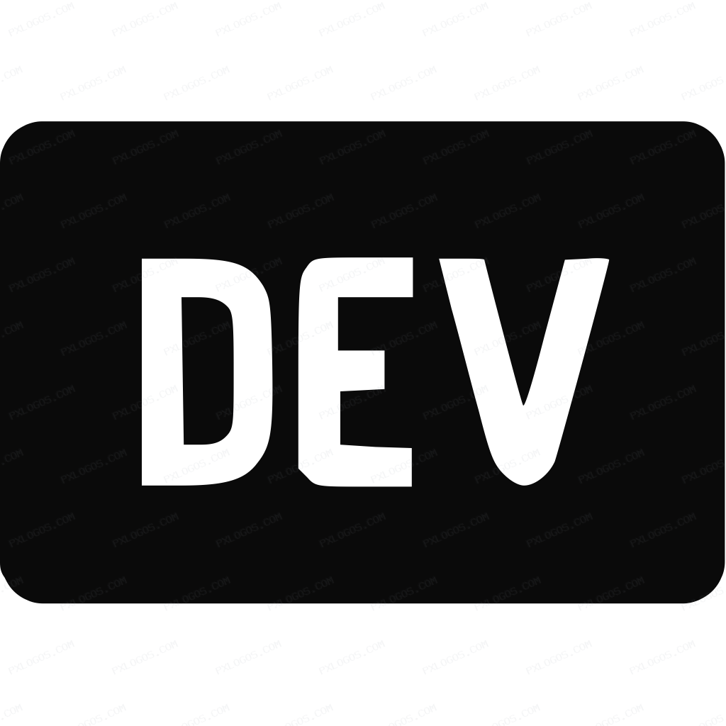Devto Logo PNG with transparent background