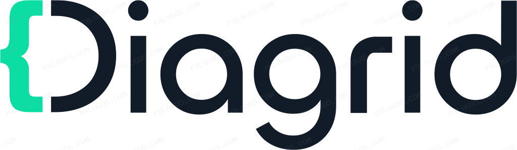 Diagrid Logo PNG with transparent background