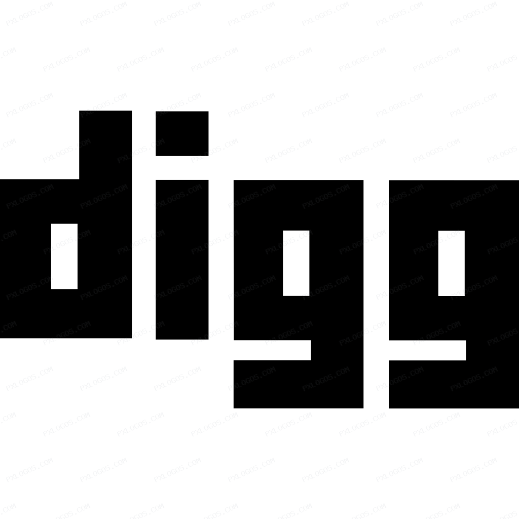 Digg Logo PNG with transparent background