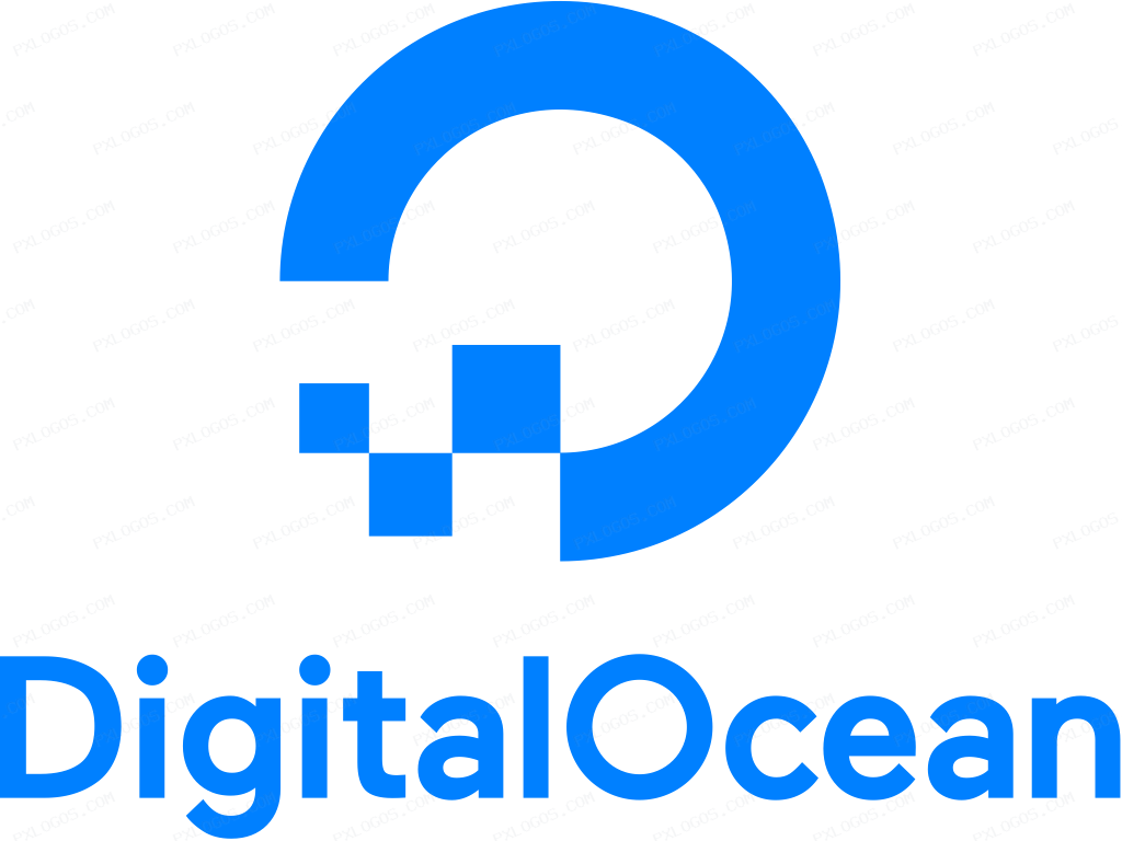 Digital Ocean Wordmark Logo PNG with transparent background
