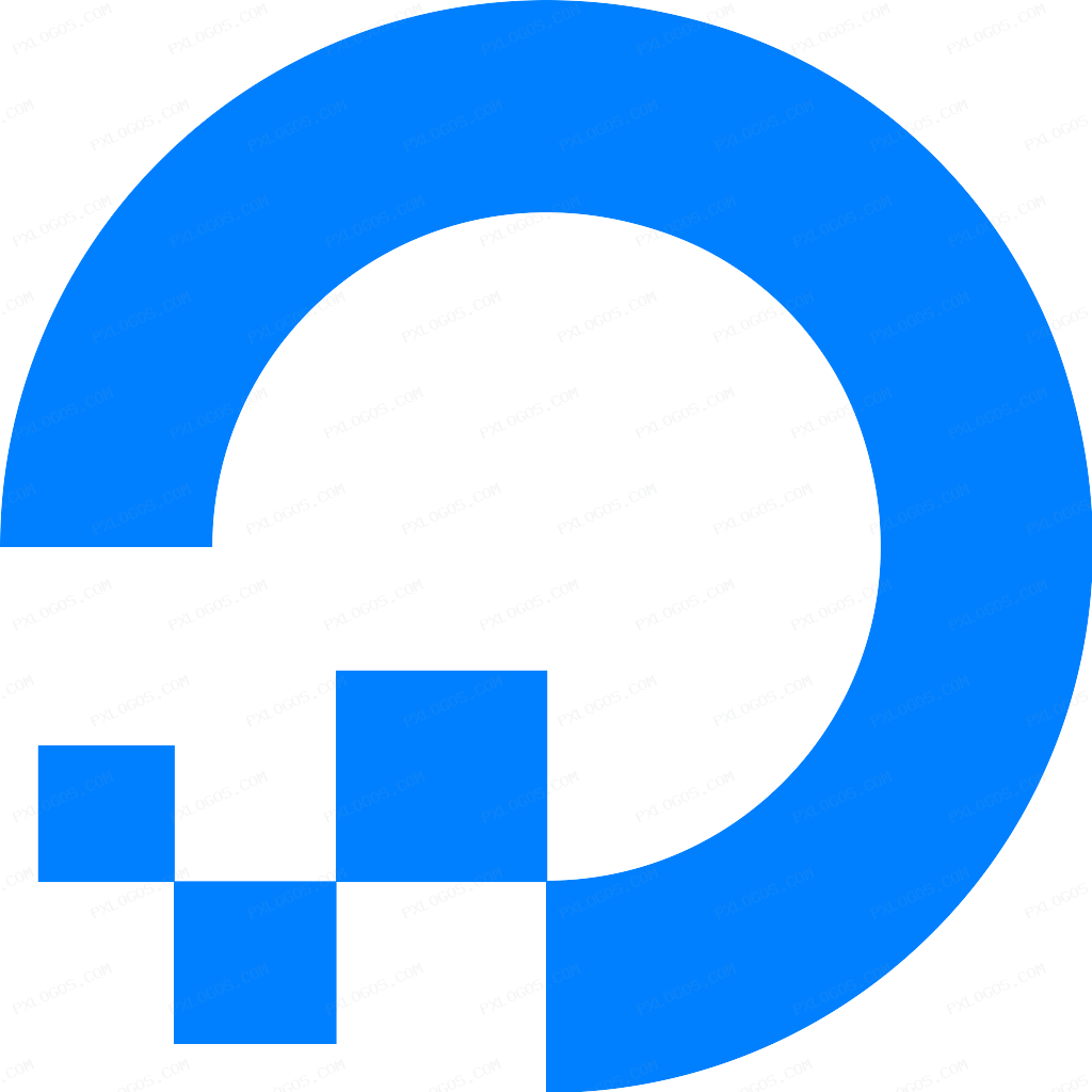 Digital Ocean Logo PNG with transparent background
