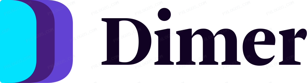 Dimer Logo PNG with transparent background
