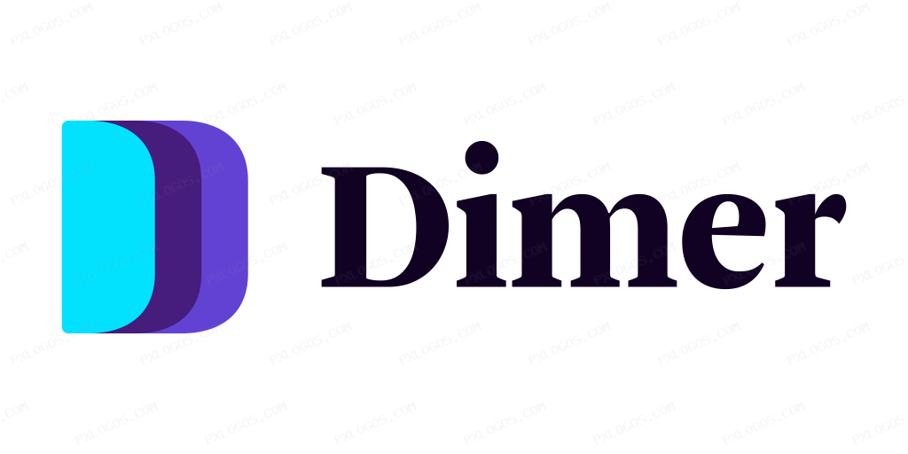 Dimerapp Wordmark Logo PNG with transparent background