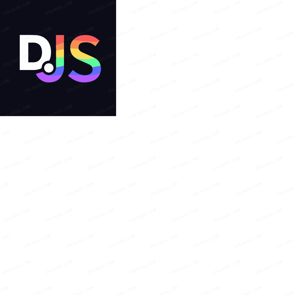Discord JS Logo PNG with transparent background
