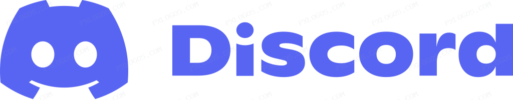 Discord Wordmark Logo PNG with transparent background