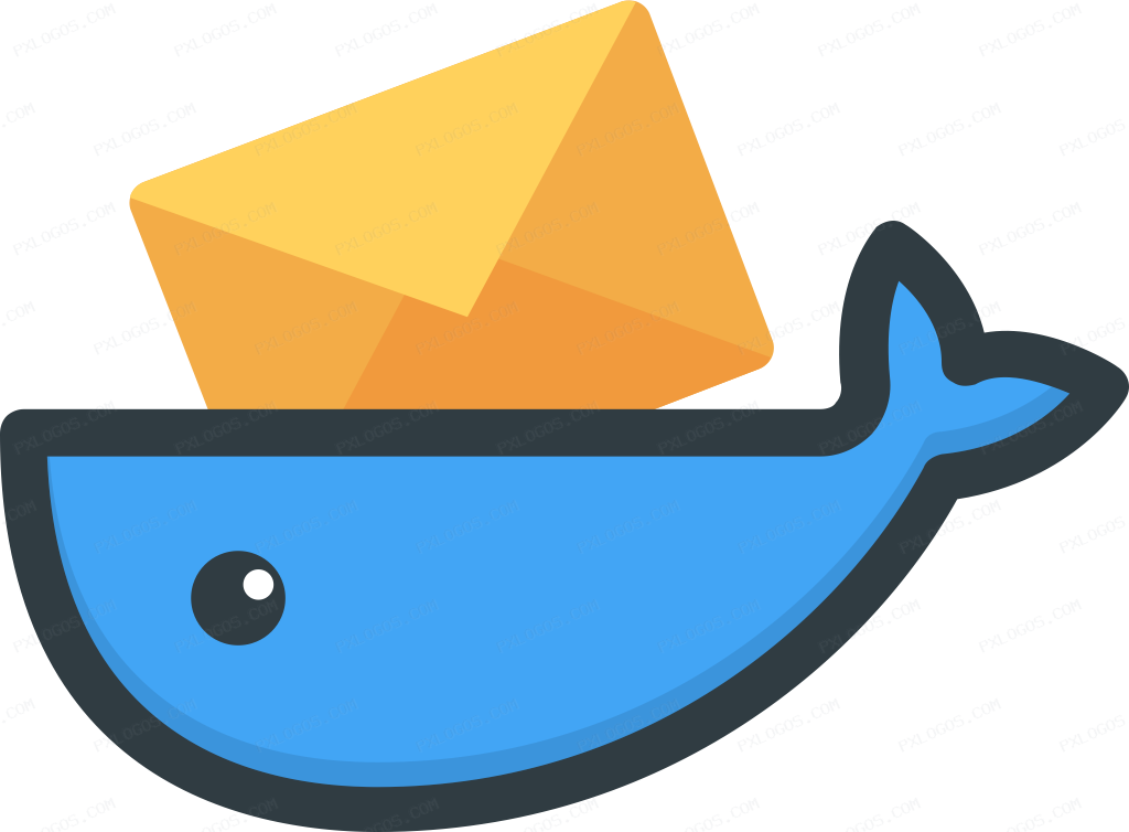 Docker Mailserver Logo PNG with transparent background