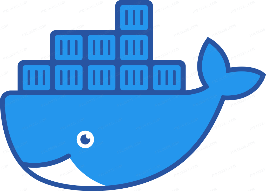 Docker Moby Logo PNG with transparent background