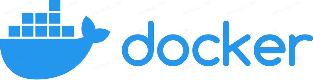Docker Wordmark Logo PNG with transparent background