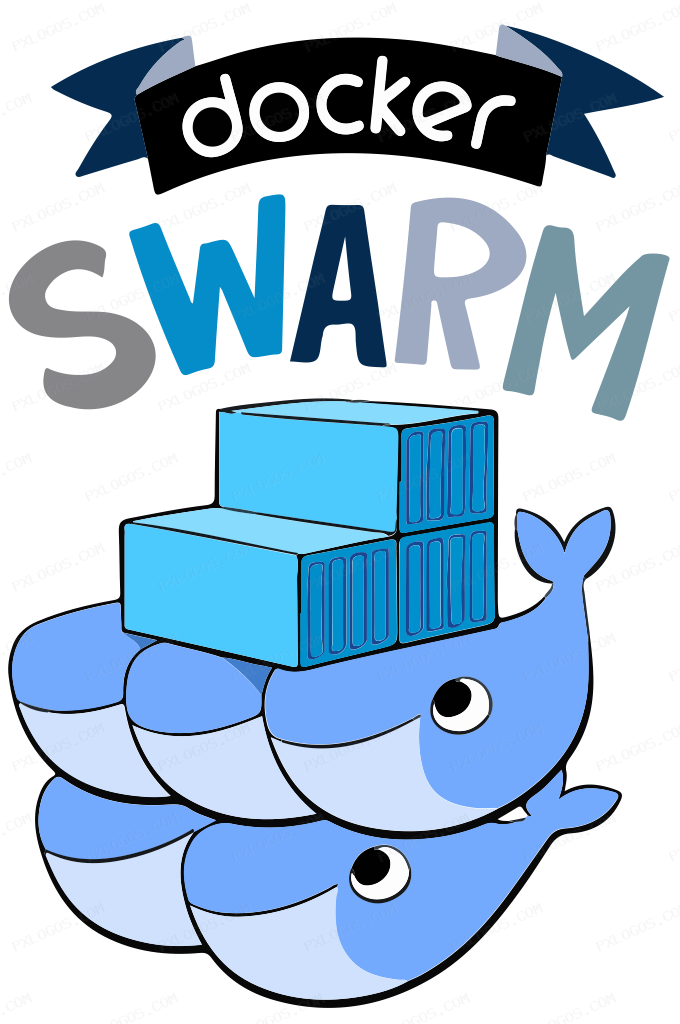 Dockerswarm Logo PNG with transparent background