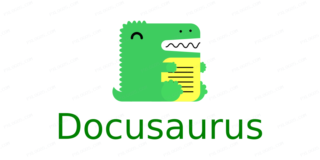 Docusaurus Wordmark Logo PNG with transparent background