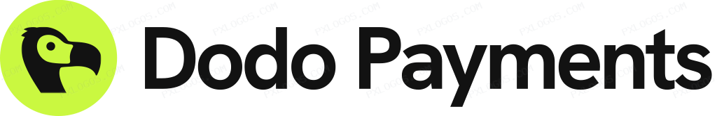 Dodo Payments Wordmark Logo PNG with transparent background