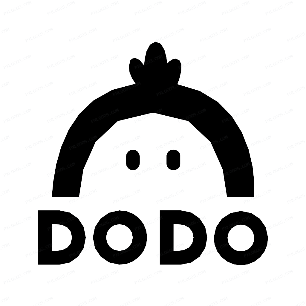 Dodo Logo PNG with transparent background