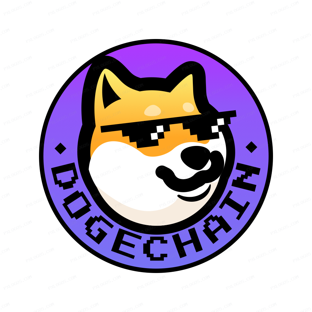 Dogechain Logo PNG with transparent background