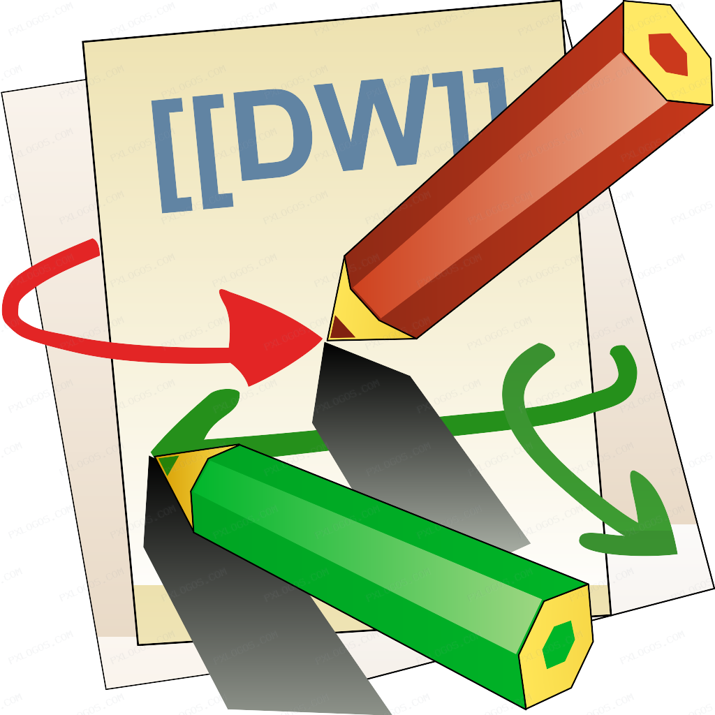 Dokuwiki Logo PNG with transparent background