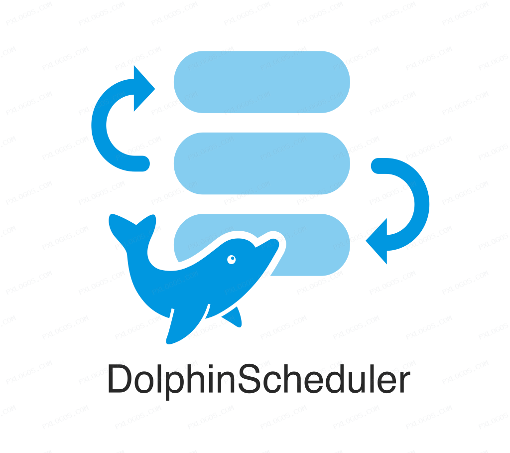 Dolphin Scheduler Logo PNG with transparent background