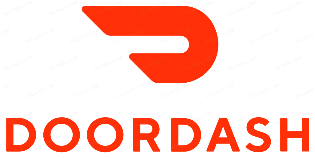 Door Dash Supporter Logo PNG with transparent background