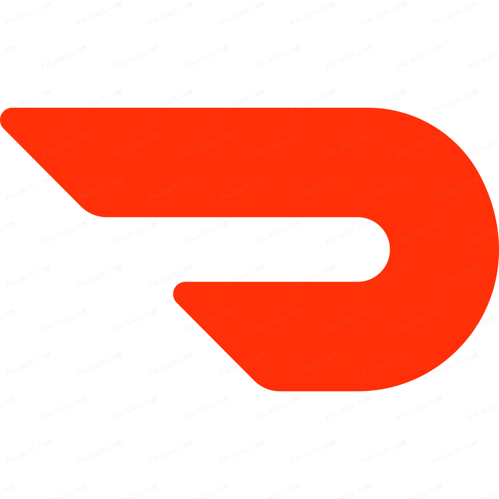 DoorDash Logo PNG with transparent background