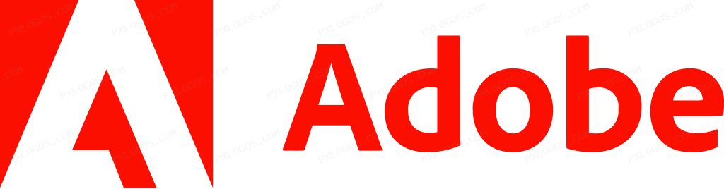 Adobe Wordmark Logo PNG with transparent background
