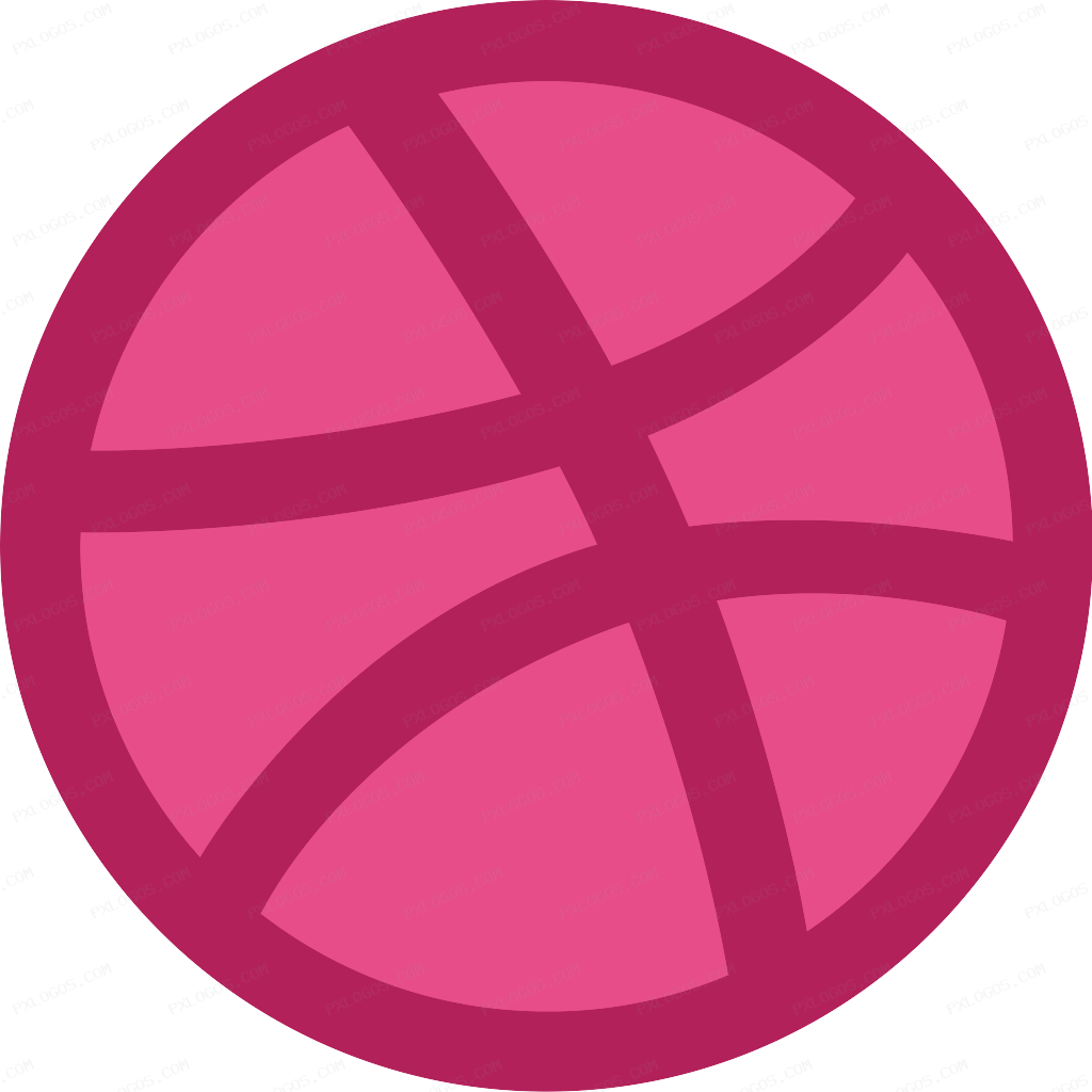 Dribbble Logo PNG with transparent background