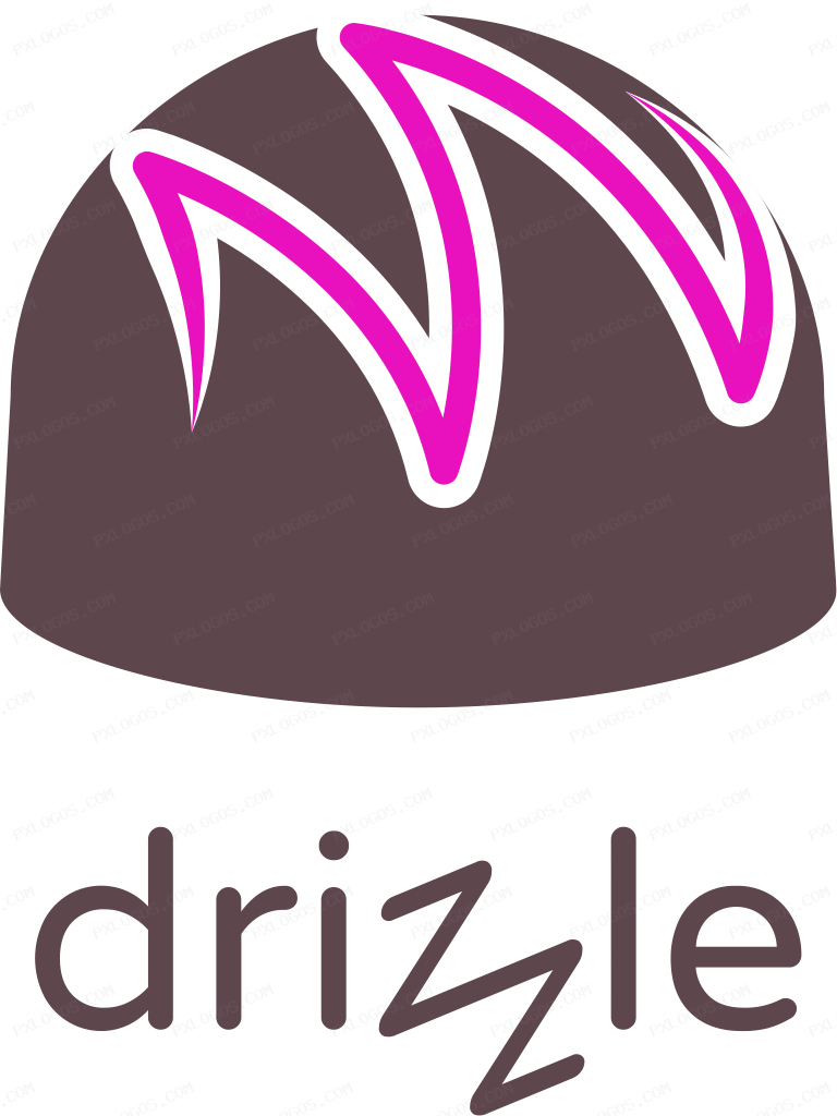Drizzle Wordmark Logo PNG with transparent background