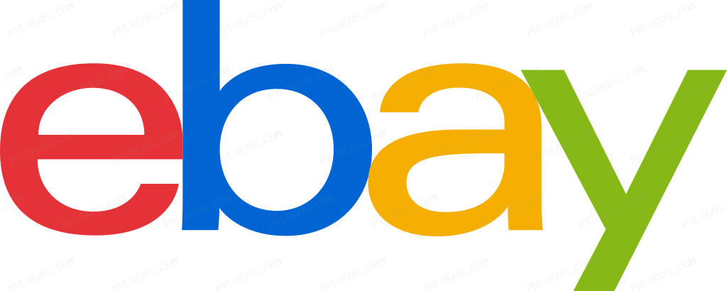 Ebay Logo PNG with transparent background