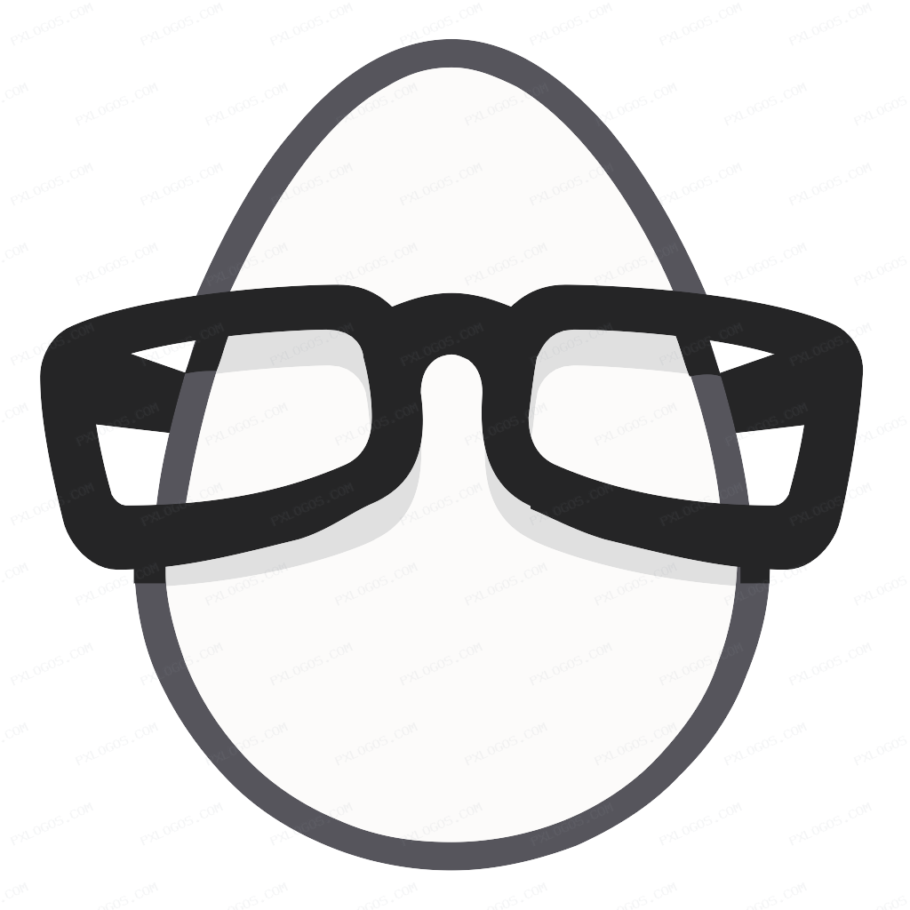 Egghead Logo PNG with transparent background